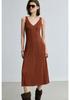 LILY Retro V-neck Sleeveless Dress for Women