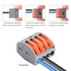 5/10 шт., универсальный провод PCT, быстрый разъем, изолированные клеммы, компактные разъемы для жестких и мягких проводов, 2/3/4/5/8-контактные/подставка