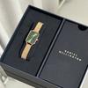 DANIEL WELLINGTON Европейские и американские часы для женщин, часы, кварцевый механизм, ремешок из нержавеющей стали, 20*26 мм, белый циферблат, женские DW00100431