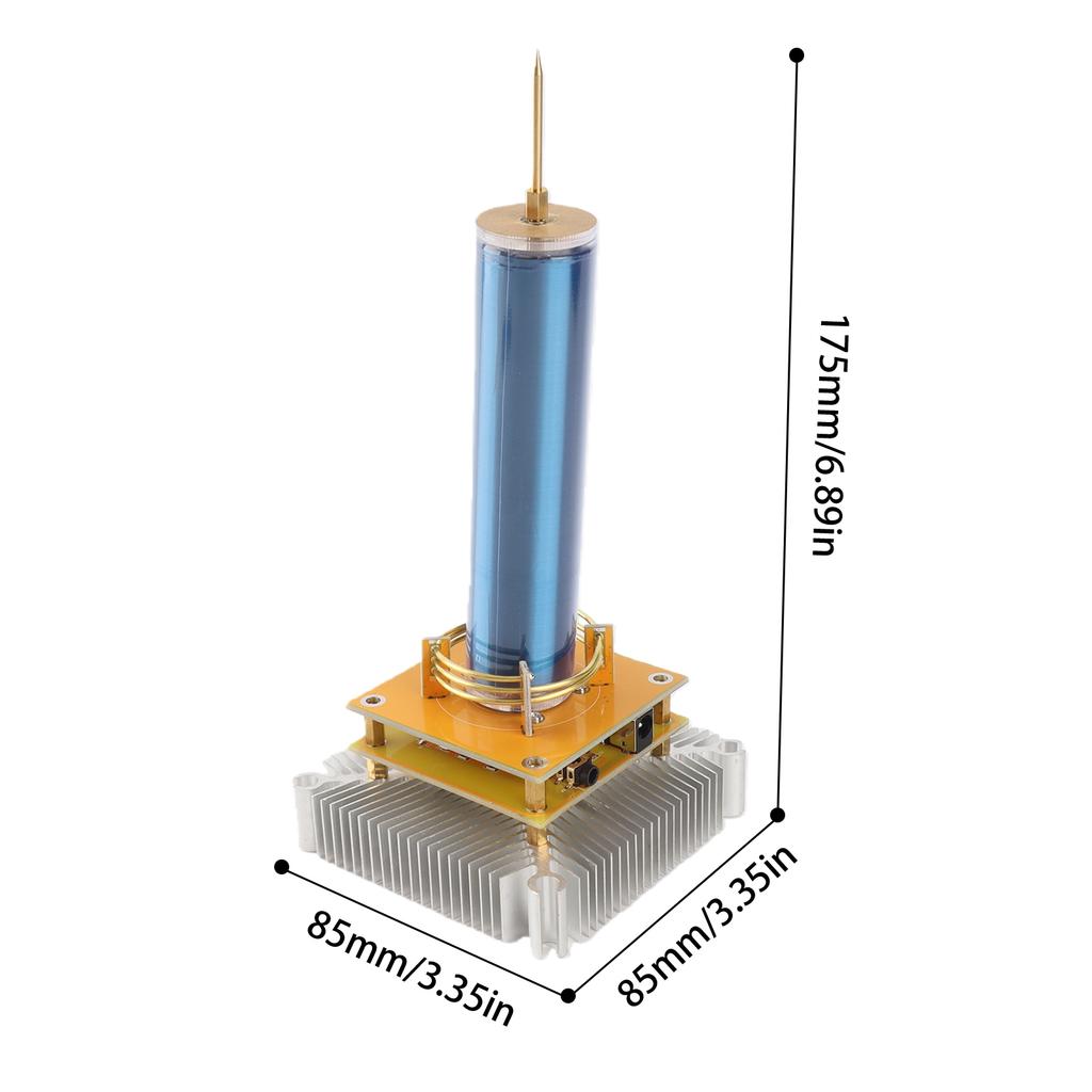 Multifunctional Electronics Audio Plasma Music Coil Module Plasma Speaker Wireless Transmission Sound Solid Science