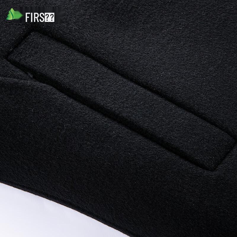 Мужское двустороннее пальто средней длины из смесовой шерсти Shanshan с подкладкой из 90% гусиного пуха