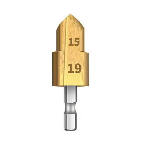 1/3Pcs Heavy-Duty Pipe Reaming Drill Bits Rustproof Corrosion Resistant Easy Installation Versatile Compatibility Reamer