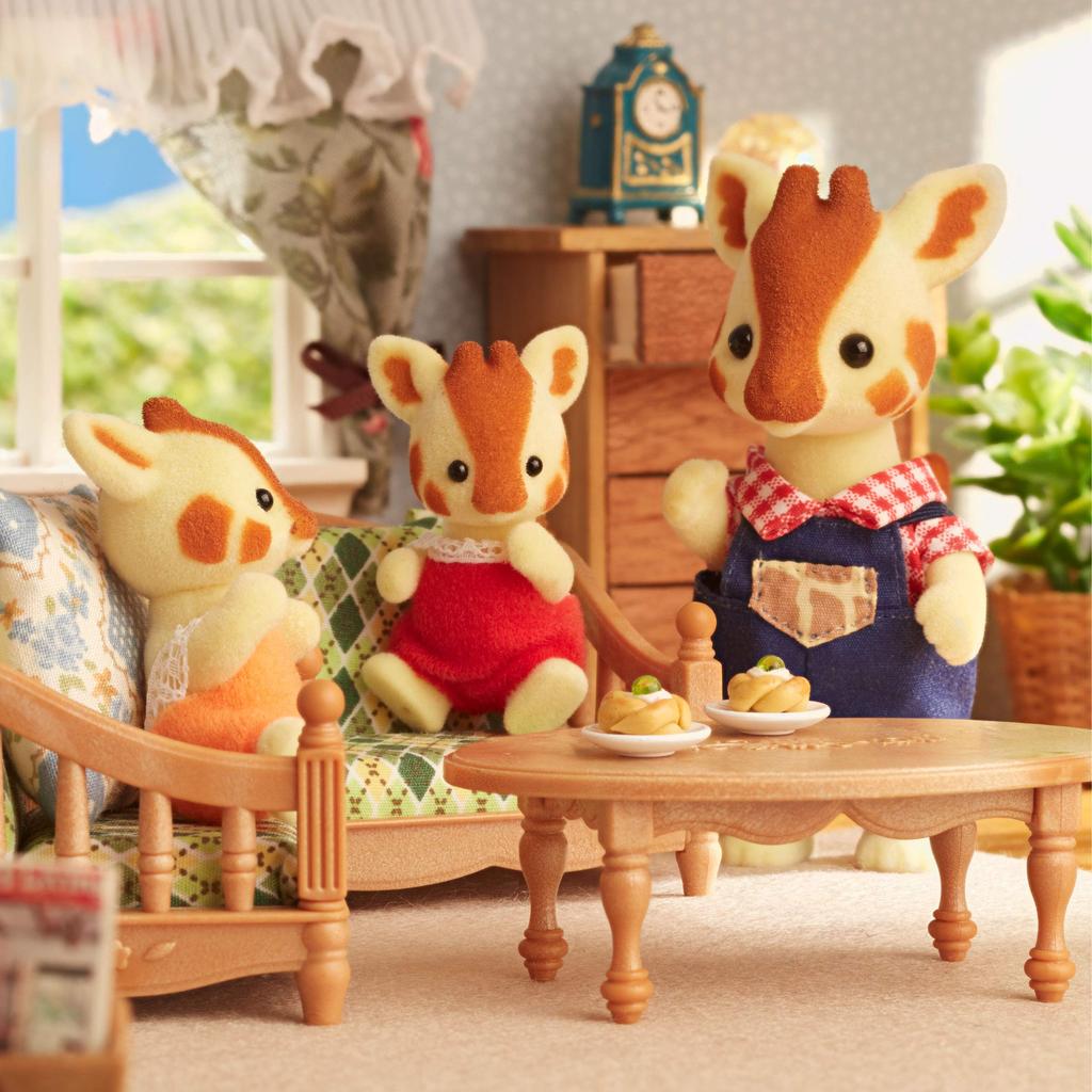 Куклы Sylvanian Families Сент-Марк Возраст 3+ и Игрушка Sylvanian Epoch [Семья Жирафов] FS-40 Сертифицировано, Вверх, Кукольный домик, Семьи,