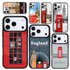 Чехол Case для iPhone 17 Air 16 Pro Max 15 Plus 11 13 Mini 14 12 Задняя крышка телефона Телефонная будка Лондон
