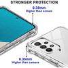 Protective Case for Samsung A53 5G - PROSHOP - 4 Reinforced Silicone Corners Transparent