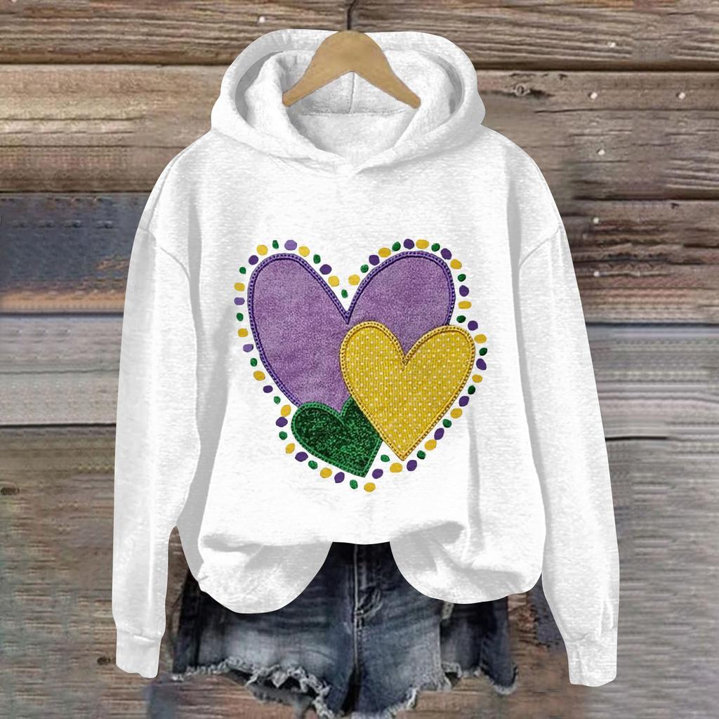 Женская модная повседневная толстовка с длинными рукавами и капюшоном с карнавальным принтом, толстовка с длинными рукавами и капюшоном