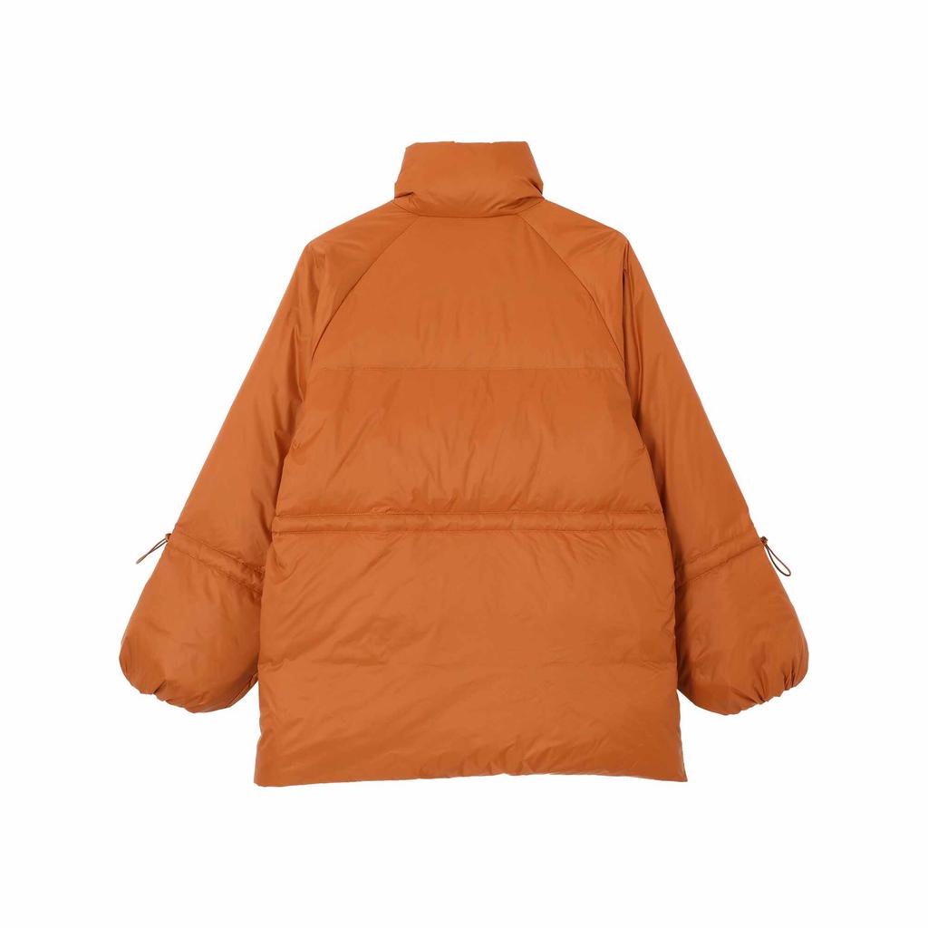 Puma Warm Solid Color Stand Collar Comfortable Long Sleeve Down Jacket Women Outerwear Teak 631638-81