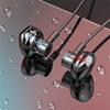 Беспроводная Bluetooth-совместимая гарнитура с шейным ободом, стерео бинауральные спортивные наушники Bt22