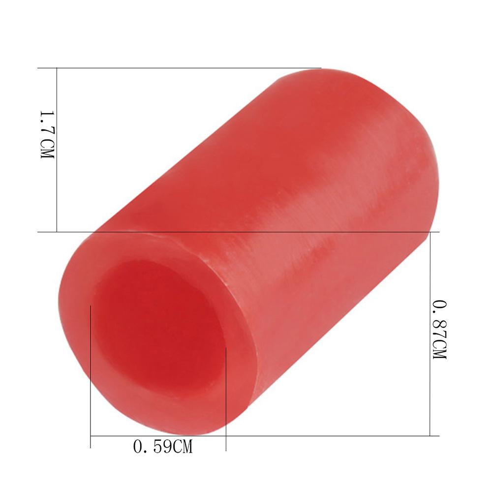 10pcs Drumstick Silent Tips Mute Drum Stick Mallet Protectors Covers Silicone Material Drum Set Accessories