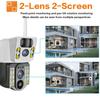 Outdoor Solar Camera 4G/WIFI Waterproof Monitor, Intelligent Remote Home High-definition Night Vision Monitor
