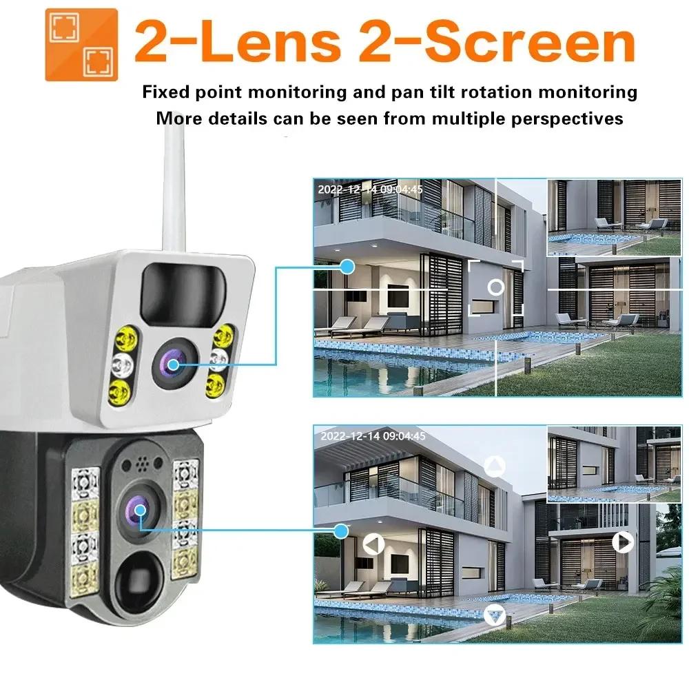 Outdoor Solar Camera 4G/WIFI Waterproof Monitor, Intelligent Remote Home High-definition Night Vision Monitor