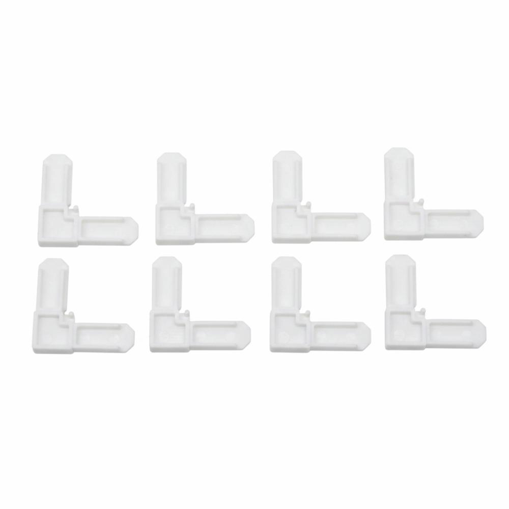 5/16 x 3/4 Inch Plastic Right Angle Corner Bracket Right Angle L-Shaped Corner Bracket Frame Joint
