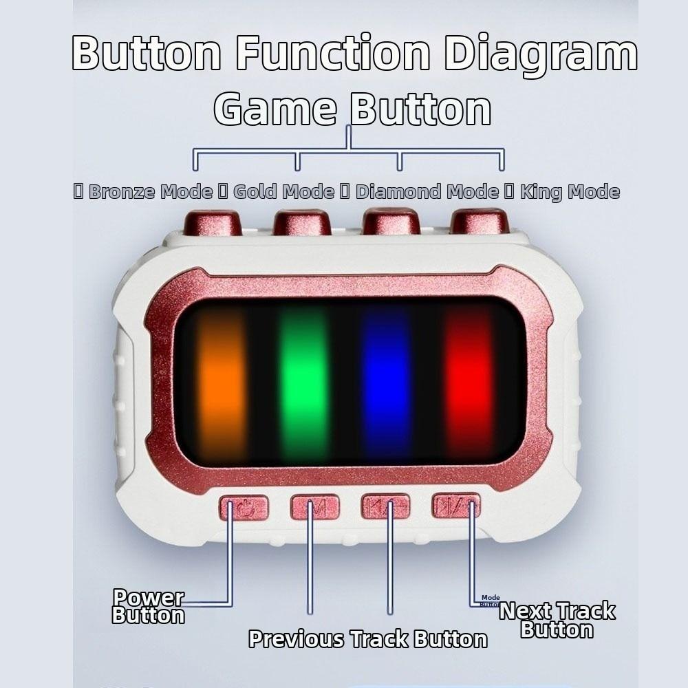 Electronic Kid Fingertip Fidget Toy Fast Press Puzzle Game Machine Music Rhythm Game Home Use