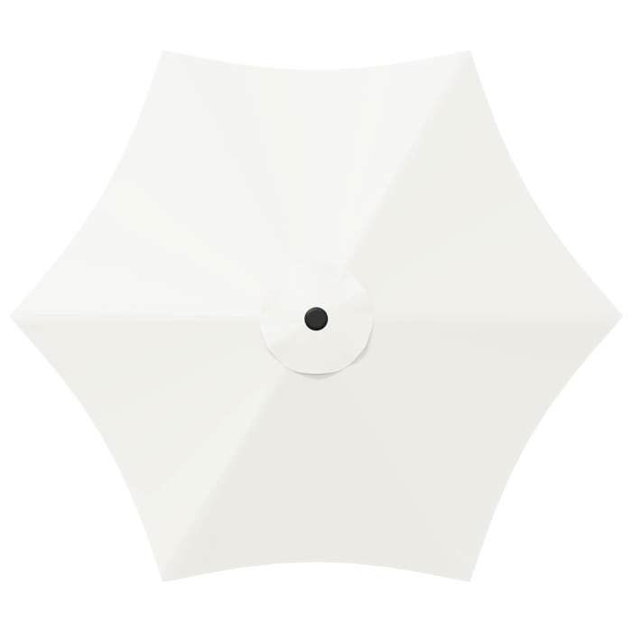 Maison Exclusive - Parasol de jardin avec base Rectangulaire 2,7 x 2,7 m Polyester