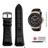Для мужской серии часов Guess W0040G1\W0040G2\W0040G3 Пряжка-игла Синий Розовое золото Пряжка 22 мм Натуральная кожа Коровы Ремешок для часов