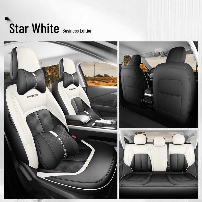Кожаные чехлы на сиденья автомобиля Wuling Xingguang - Всесезонный комплект подушек с полным покрытием