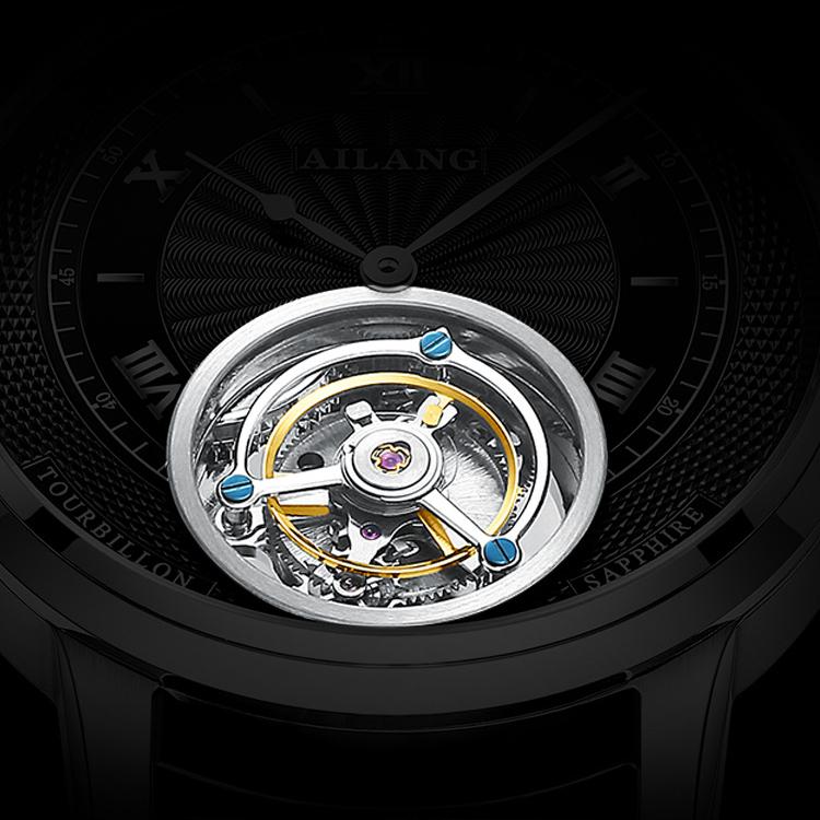 AILANG Механические часы Мужские часы Деловые часы Водонепроницаемые