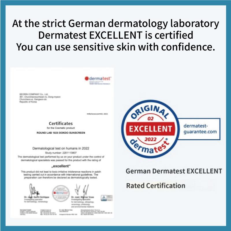 ROUND LAB 1025 Dokdo Sun Cream 50 Ml (SPF 50+ PA+++) Cream Moisturizing Skin Soothing Protection Whitening Wrinkle Sebum Acne Improvement