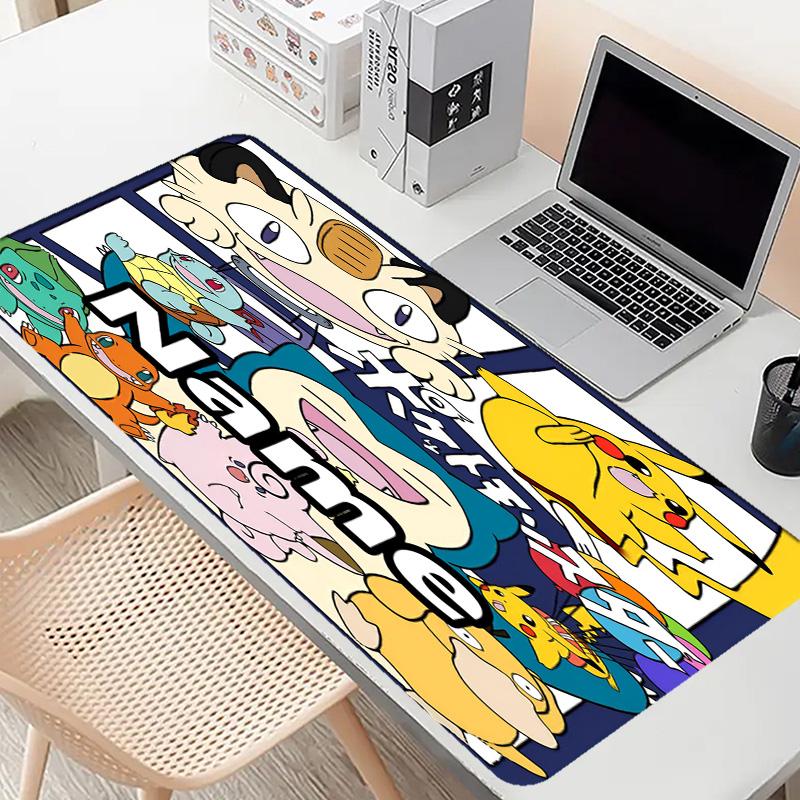 Custom Name Personalized Anime Pattern Mousepad, Laptop PC Desk Mat, Decorative Desk Mat for Home Keyboard Pad Gift