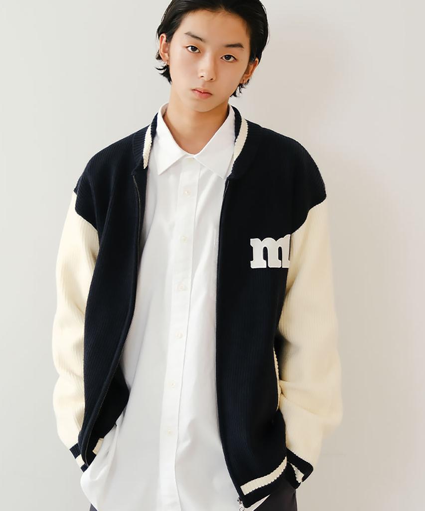 Вязаный кардиган на молнии Markm Kauichan в стиле varsity (Mjcci8502)