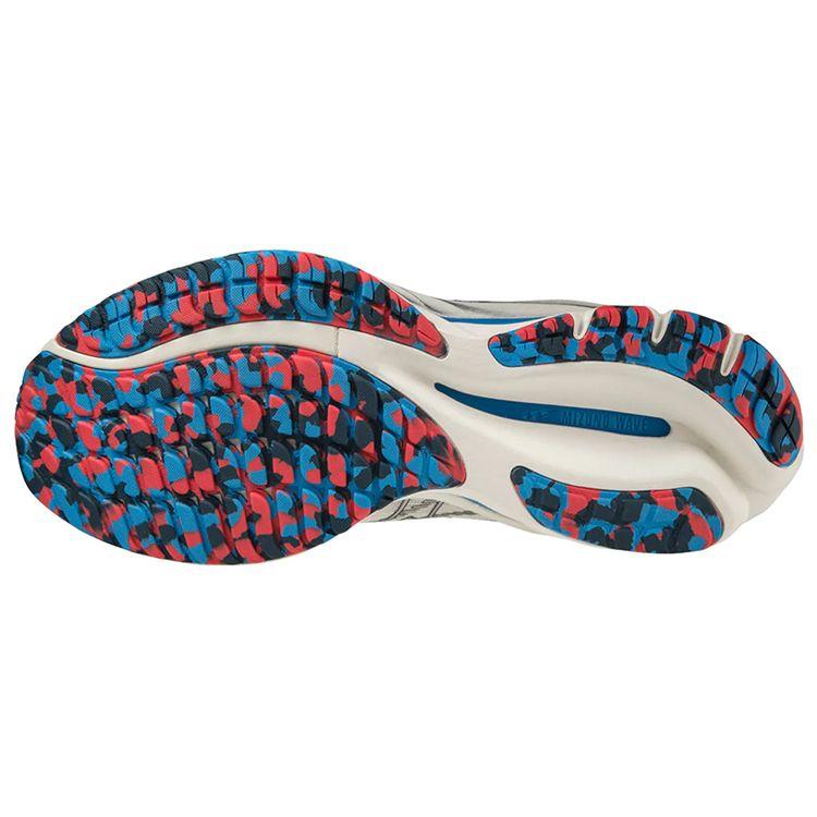 Mizuno Wave Rider 28 Белоснежные Индиго Мужские Кроссовки Indigo-Bunting J1GC226301