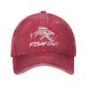 FISHING Baseball Cap  Vintage Baseball Hats Unisex Outdoor Adjustable Dad Hats Cap