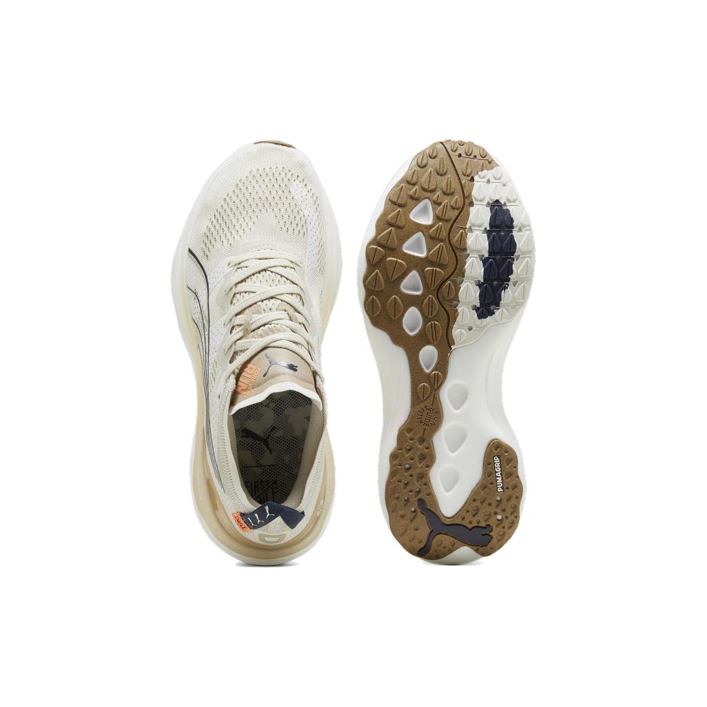 Puma First Mile X ForeverRun Nitro Vapor Grey Club Navy Men Sneakers Cream Putty 379641-01