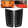 2Pcs Universal Bonnet Air Vents Engine Hood Car Exterior Parts for Focus RS MK2 Style