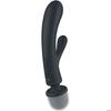 Vibromasseur rabbit et wand - Satisfyer - Triple Lover - Silicone - 3 moteurs - Étanche IPX7