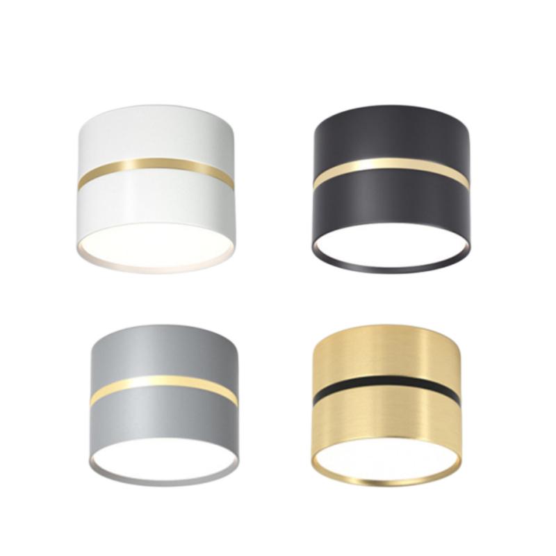 Светодиодные прожекторы с антибликовым покрытием, потолочный светильник 7 Вт, 9 Вт, 12 Вт, гостиная, спальня, коридор, магазин, потолочный светильник поверхностного монтажа, 220 В, потолочные светильники