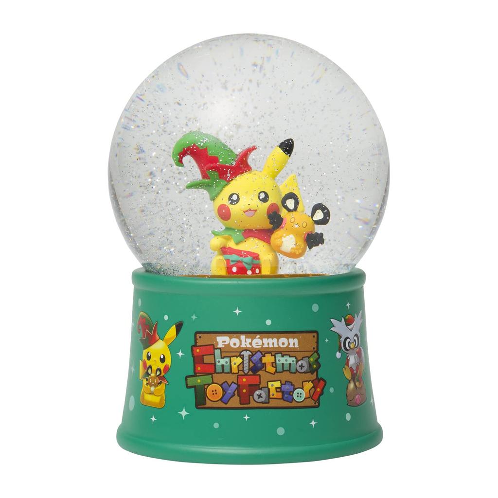 Pokémon Center Original Snow Globe Pokémon Christmas Toy Factory