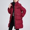 Женские зимние пальто с капюшоном, модные свободные толстые теплые длинные парки, женские куртки