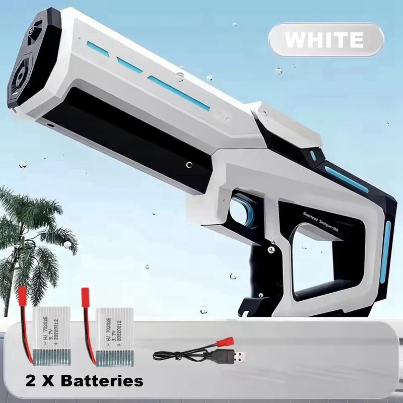 Full Automatic Electric Water Gun Toys 43cm Portable Children Adult Summer Beach Outdoor Fight Fantasy Toys For Boys Kids Game