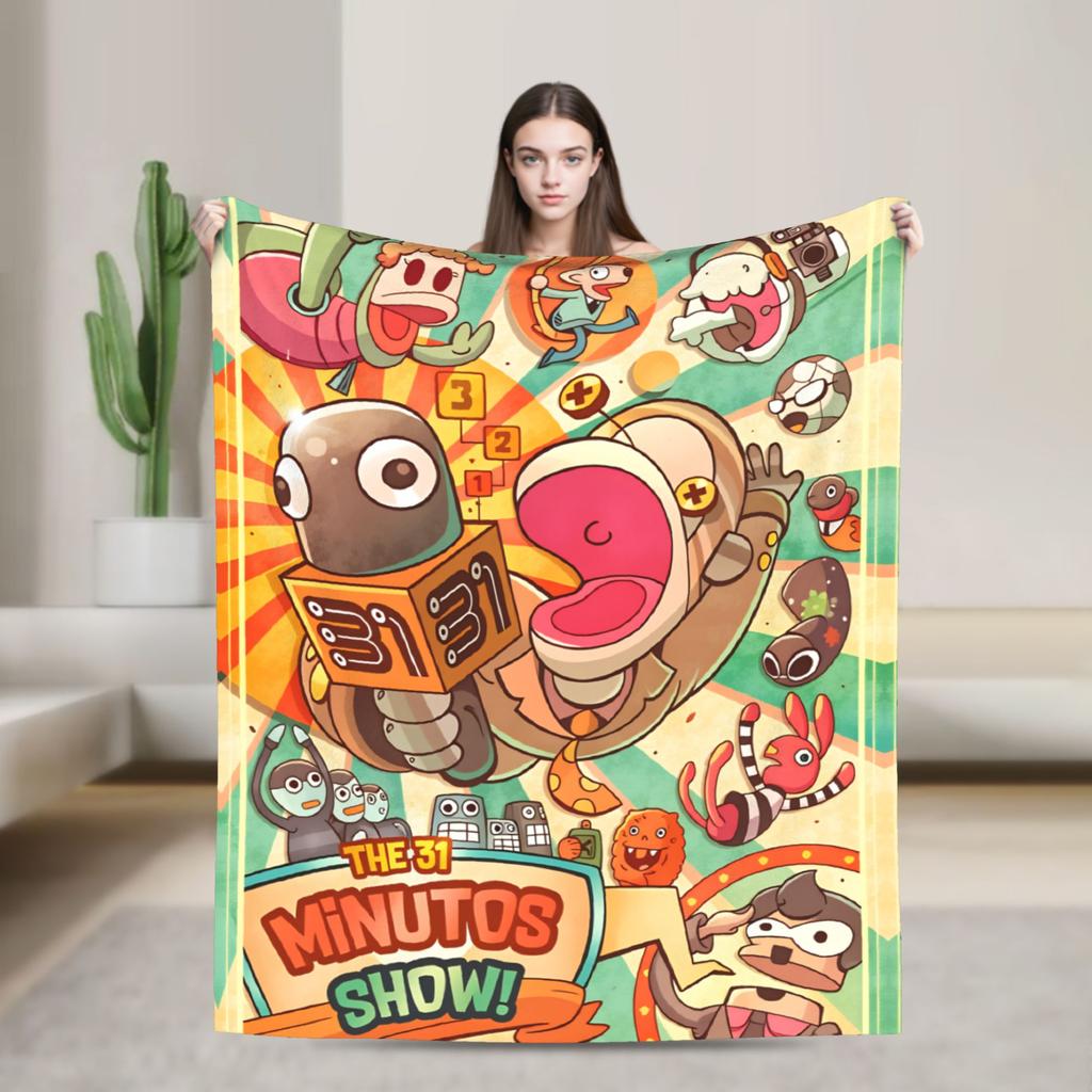 Comedy 31 Minutos Sketches Blanket Quality Warm Bedding Throws Winter Airplane Travel Couch Chair Novelty Bedspread