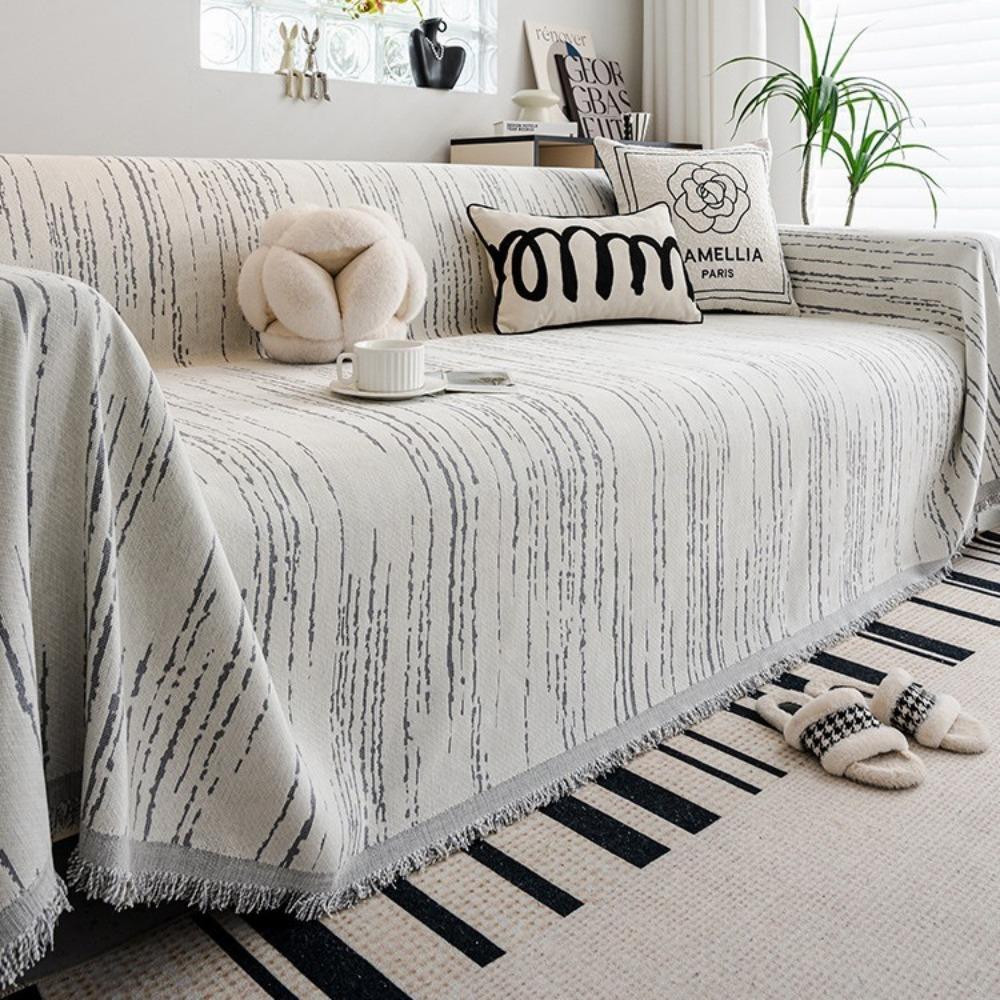 Тканевый чехол для дивана, высококачественное шениловое покрывало для дивана, всесезонное нескользящее одеяло, подушка на сиденье с защитой от царапин кошек, машинная стирка