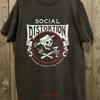 Social Distortion Орандж Каунти Калифорния Скелли Гребень Футболка Фан S 5XL винтаж Стильная стирка Мужская Немного унисекс