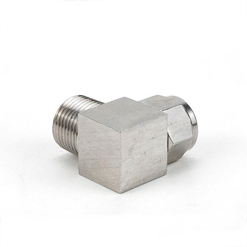 304 Stainless Steel Quick-Connect Right Angle Elbow Fitting