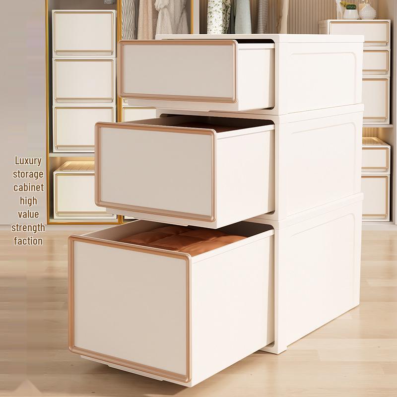 Large Capacity Plastic Drawer Storage Box for Clothes & Underwear