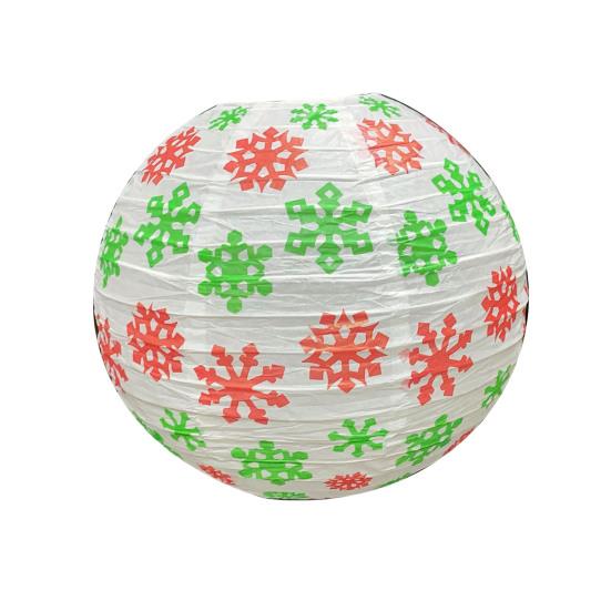 Рождественский бумажный фонарь Yousheng, разноцветная снежинка, снеговик, Санта-Клаус, олень, украшение, праздничный реквизит для рождественской домашней вечеринки