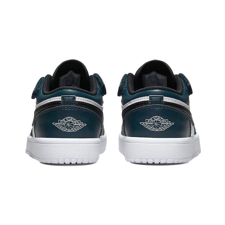 Air Jordan 1 Low ALT PS Armory Navy Kids Sneakers Blue Black White BQ6066-411