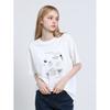 Ozoc Round Line Drawing ShorT Sleeve T shirT