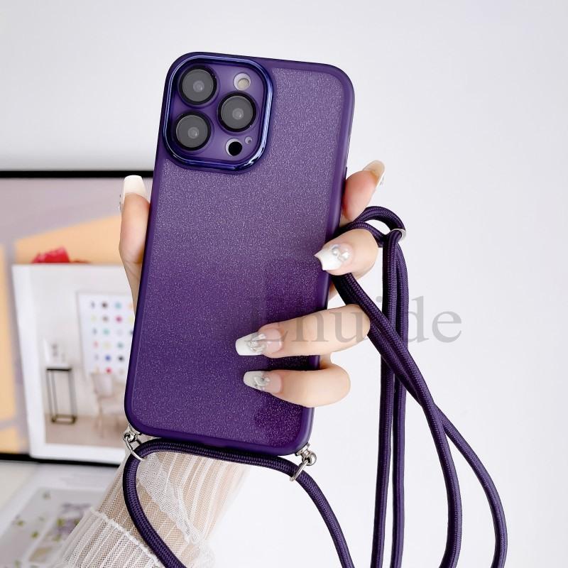 Чехол-кошелек на шею с ремешком через плечо для Xiaomi Mi 14T 13T 12T 15T Pro POCO X7 F7 F6 X6 Redmi 15, защитный чехол с блестками для камеры