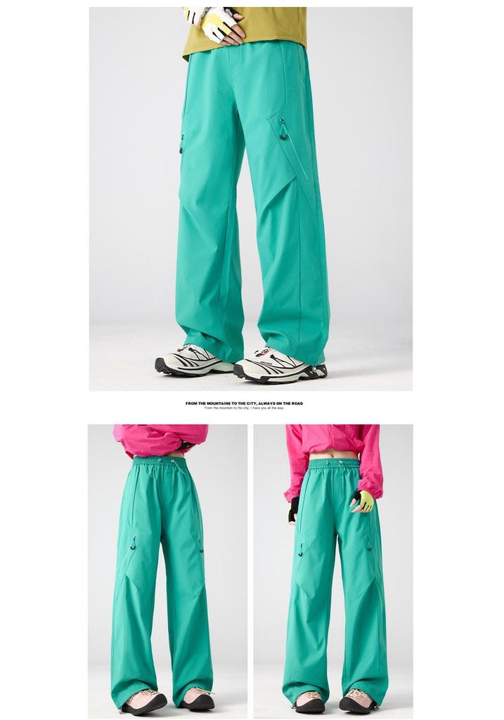 Unisex Quick-Dry Breathable Hiking Pants for Spring/Summer - Windproof, Cooling, Loose Fit, Outdoor Mountaineering Long Pants