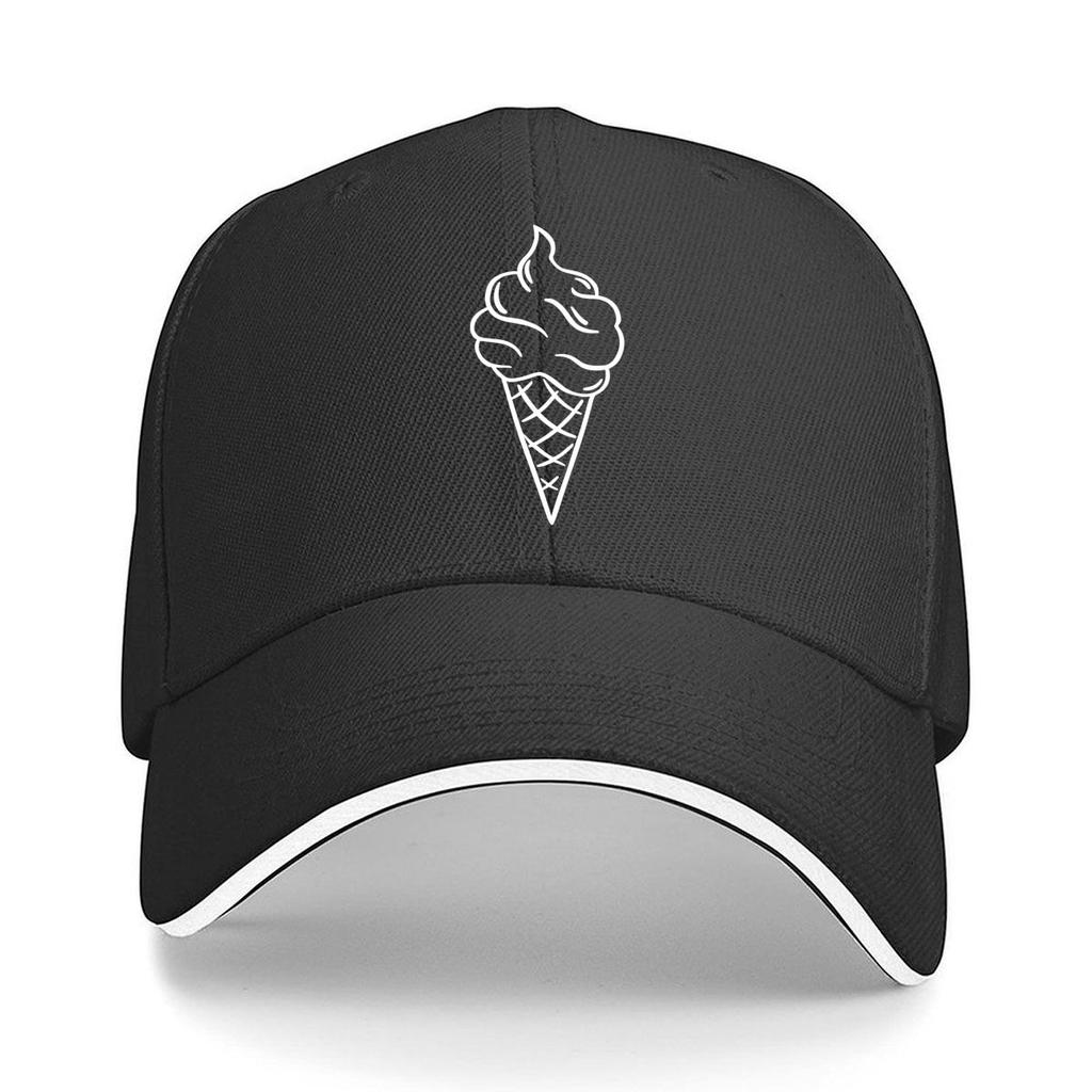 Национальный день вафельного рожка Мороженое Солнце Кепки Роскошная кепка Аниме-шляпа Шляпа Пляжная Гольф-одежда Унисекс Женщины Сэндвич Бейсболка
