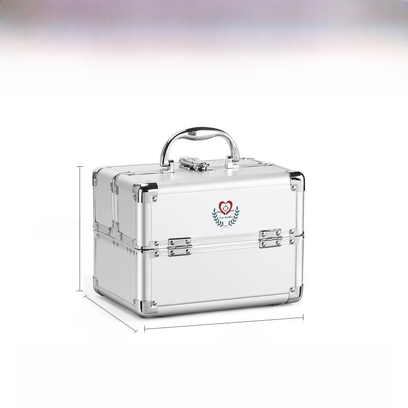 Большая многослойная аптечка с двойным открыванием — большая вместимость для семейного использования