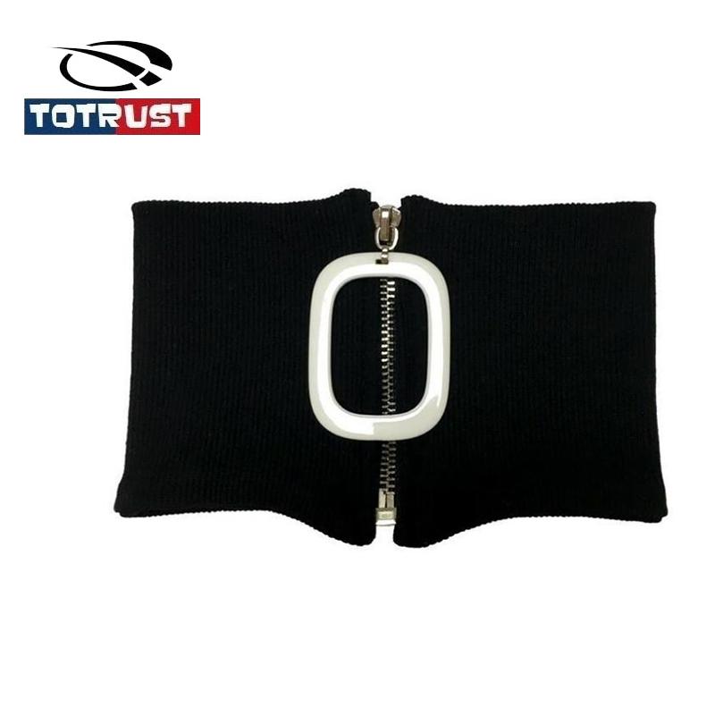 Removable Collars For Women Vintage Zipper Fake Collar Women Detachable Collars Stand Women Shirt False Collars Nep Kraagie