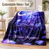 Honkai Star Rail Custom Name Flannel Throw Blanket Soft Warm for Sofa Bed Indoor Home Use