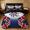 Rangers Badge Pattern Bedding Quilt Set Quilt Cover Pillowcase Home Birthday Gift(1 * duvet cover + 2 * pillowcase, without core)