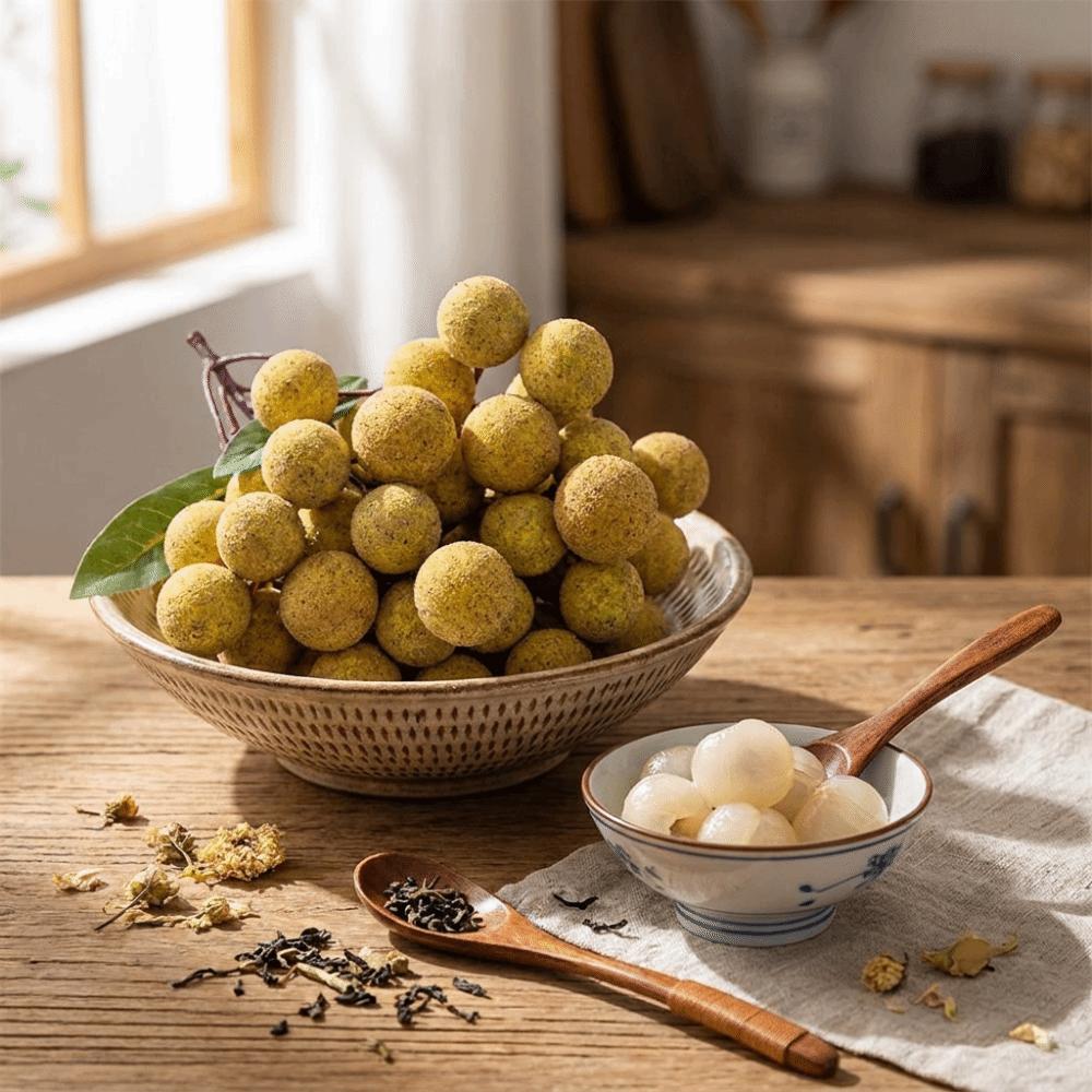 Handicrafts Artificial Fruit Lifelike Foam Longan Model Simulation Longan Shopwindow Ornament