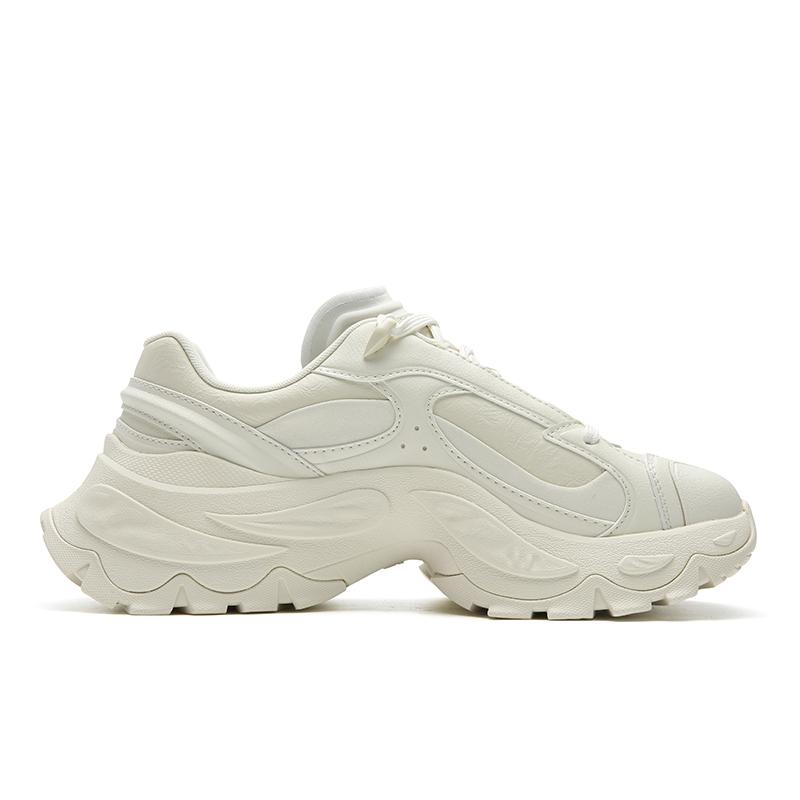 FILA SOFIA 4 Cushioning Abrasion Resistant Height Increasing Low top Chunky Sneakers Women's Asparagus White F12W611131FWA